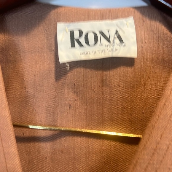 NWT Brown Rona New York Button Down Dress - Picture 3 of 8